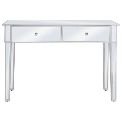 Verspiegelter Konsolentisch aus MDF und Glas 106,5x38x76,5 cm - Image 3