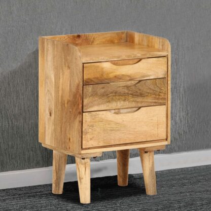 Nachttisch Mangoholz Massiv 40 x 30 x 59,5 cm - Image 2