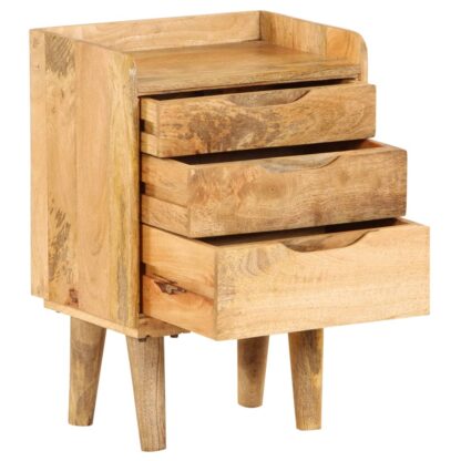 Nachttisch Mangoholz Massiv 40 x 30 x 59,5 cm - Image 3