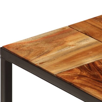 Couchtisch 110x60x40 cm Massivholz Akazie und Stahl - Image 5
