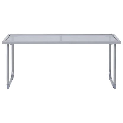 4-tlg. Garten-Lounge-Set Stoff und Stahl Creme - Image 11