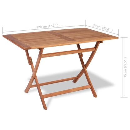 5-tlg. Garten-Essgruppe Teak Massivholz - Image 7