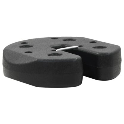 Pavillon-Gewichte 4 Stk. Schwarz 220x50 mm Beton - Image 3