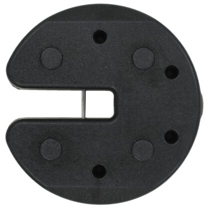 Pavillon-Gewichte 4 Stk. Schwarz 220x50 mm Beton - Image 4