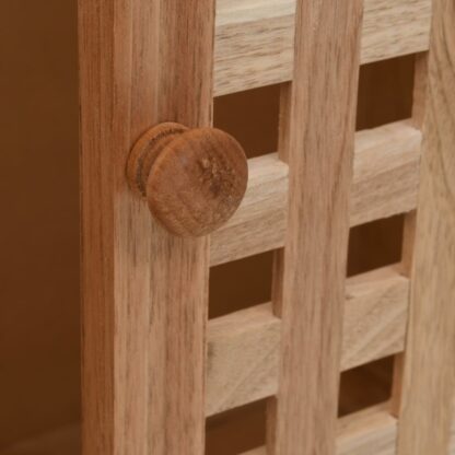 Waschbeckenunterschrank Massivholz Walnuss 66x29x61 cm - Image 4