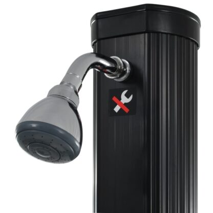 Solardusche Klappbar Schwarz 214 cm 23 L - Image 4