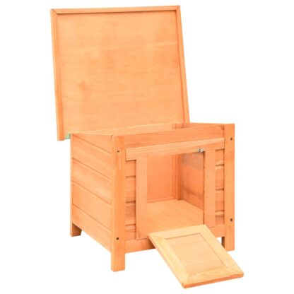 Katzenhaus 50x46x43,5 cm Kiefernholz & Tannenholz - Image 2