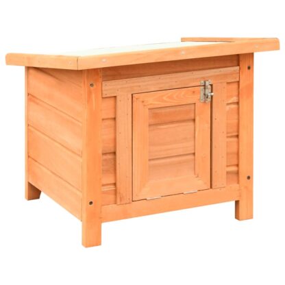 Katzenhaus 50x46x43,5 cm Kiefernholz & Tannenholz - Image 6