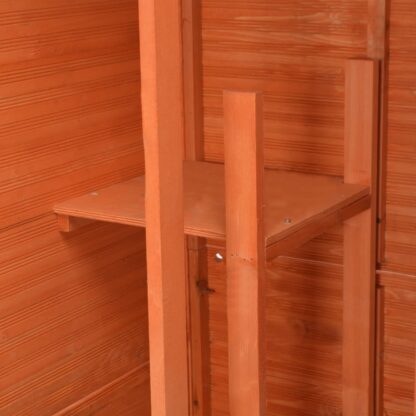 Garten-Geräteschuppen 71x60x213 cm Holz - Image 11