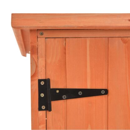 Garten-Geräteschuppen 128x42x91 cm Holz - Image 11