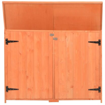 Garten-Geräteschuppen 128x42x91 cm Holz - Image 3