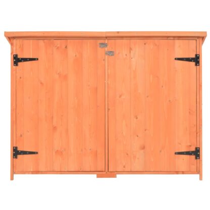 Garten-Geräteschuppen 128x42x91 cm Holz - Image 4