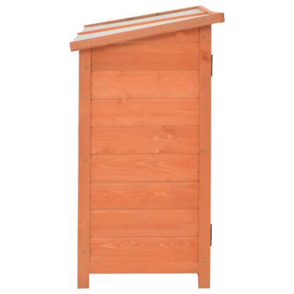 Garten-Geräteschuppen 128x42x91 cm Holz - Image 5