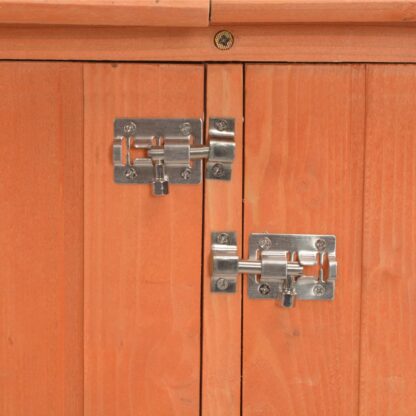 Garten-Geräteschuppen 128x42x91 cm Holz - Image 10