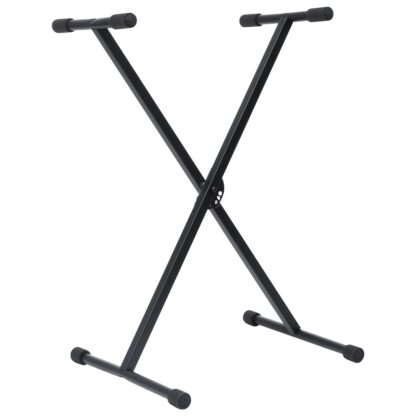 Keyboardständer und Hocker Set Schwarz - Image 3
