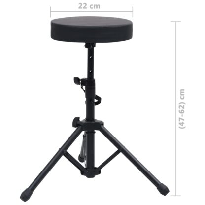 Keyboardständer und Hocker Set Schwarz - Image 10
