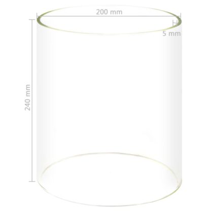 Glaszylinder für Würstchenwärmer 200x240 mm - Image 3