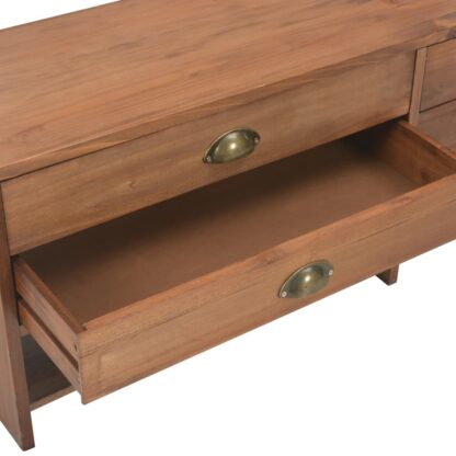 TV-Schrank mit 4 Schubladen 120x30x40 cm Massivholz Tanne - Image 6