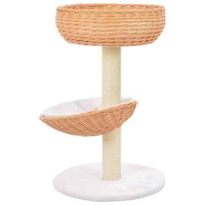 Katzen-Kratzbaum Sisal Natürliches Weidenholz - Image 2