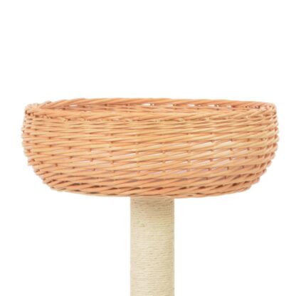 Katzen-Kratzbaum Sisal Natürliches Weidenholz - Image 3