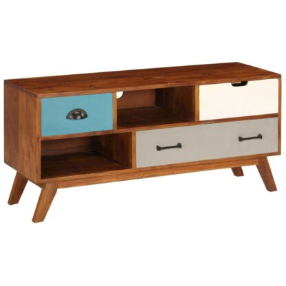TV-Schrank mit 3 Schubladen 110 x 35 x 50 cm Akazienholz Massiv - Image 2