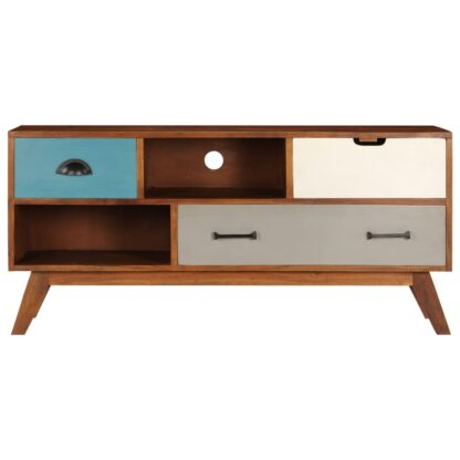 TV-Schrank mit 3 Schubladen 110 x 35 x 50 cm Akazienholz Massiv - Image 3