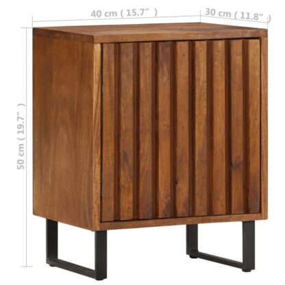 Nachttisch 40 x 30 x 50 cm Mangoholz Massiv - Image 7