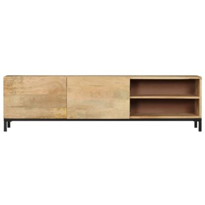 TV-Schrank 145 x 30 x 41 cm Mango-Massivholz - Image 2