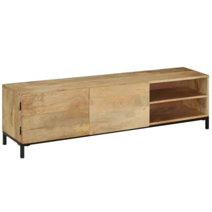 TV-Schrank 145 x 30 x 41 cm Mango-Massivholz - Image 3