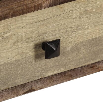 TV-Schrank 118x30x40 cm Massivholz Mango - Image 11