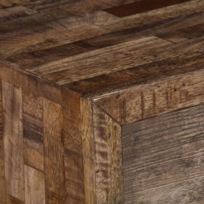 TV-Schrank 118x30x40 cm Massivholz Mango - Image 6