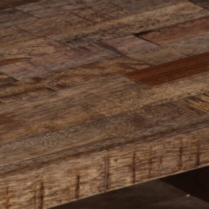 TV-Schrank 118x30x40 cm Massivholz Mango - Image 9