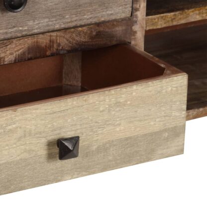 TV-Schrank 118x30x40 cm Massivholz Mango - Image 10