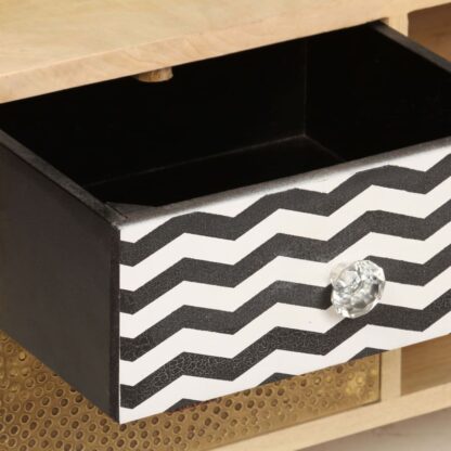 TV-Schrank 120x30x40 cm Massivholz Mango - Image 10