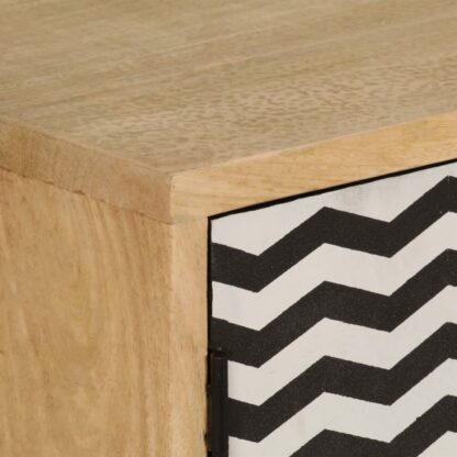 Sideboard 120 x 30 x 75 cm Massivholz Mango - Image 6