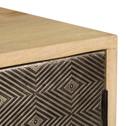 Sideboard 120 x 30 x 75 cm Massivholz Mango - Image 7