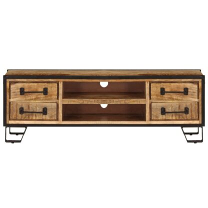 TV-Schrank mit Schubladen 120x30x40 cm Massivholz Mango - Image 3