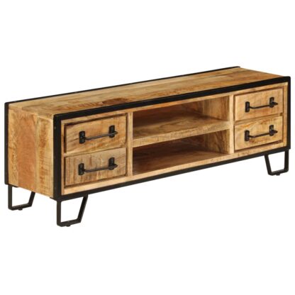 TV-Schrank mit Schubladen 120x30x40 cm Massivholz Mango - Image 5