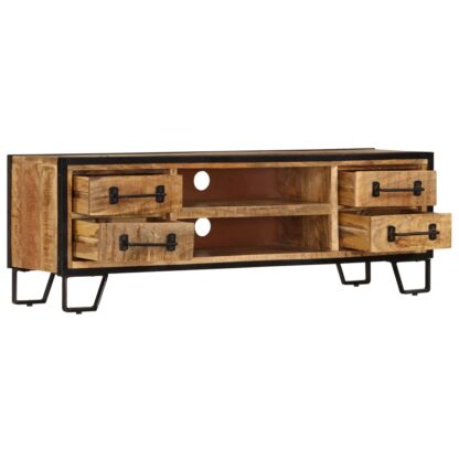 TV-Schrank mit Schubladen 120x30x40 cm Massivholz Mango - Image 6