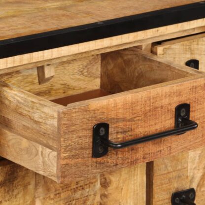 TV-Schrank mit Schubladen 120x30x40 cm Massivholz Mango - Image 9