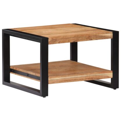 Couchtisch 60x60x40 cm Massivholz Akazie - Image 4