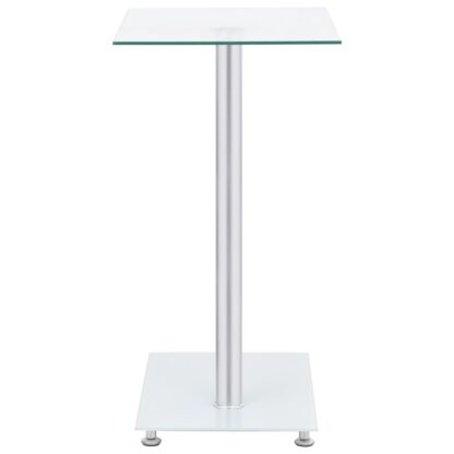 Beistelltisch U-Form Transparent 45x30x58 cm Hartglas - Image 3