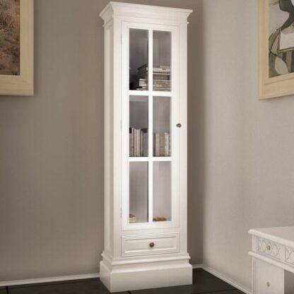 Bücherregal 3 Fächer Weiß Holz - Image 3