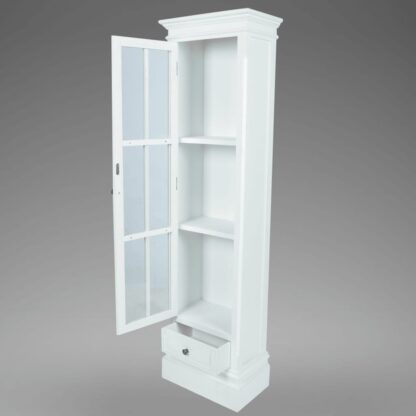 Bücherregal 3 Fächer Weiß Holz - Image 5