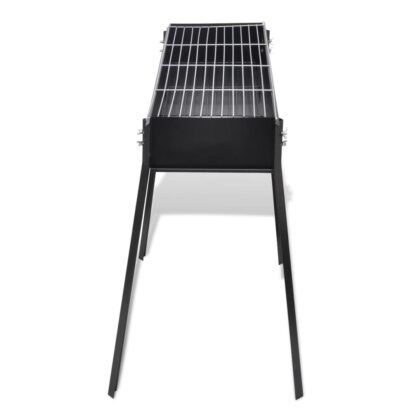 BBQ Grill Säulengrill Standgrill Kohlegrill Barbeque Quadratisch - Image 3