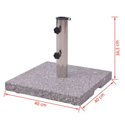 Sonnenschirmständer Ständer Basis Quadrat 20kg - Image 5