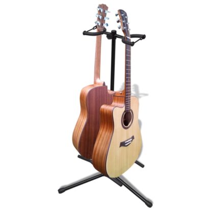 Verstellbare Doppelgitarrenständer Faltbare Instrument-Rack - Image 2