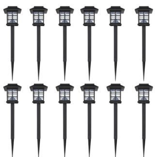 Solarleuchte LED-Licht Set für den Außenbereich 12 Stück