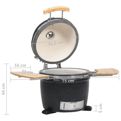 Kamado Barbecue Grill Räucherofen Keramik 44 cm - Image 10