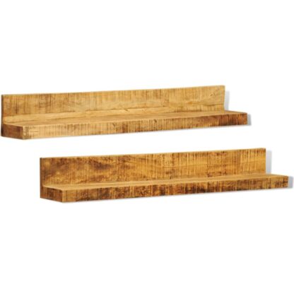 Wandregale 2 Stk. Massivholz - Image 8